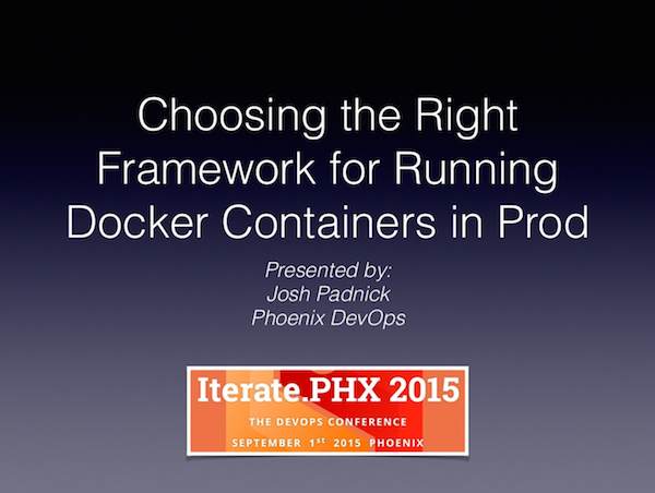 Choosing the Right Framework for Running Docker Containers in Production